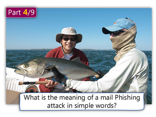 What is the meaning of mail Phishing attack in simple words? | Part 4#9